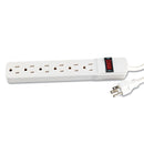 Innovera® Power Strip, 6 Outlets, 6 ft Cord, Ivory (IVR73306) Each