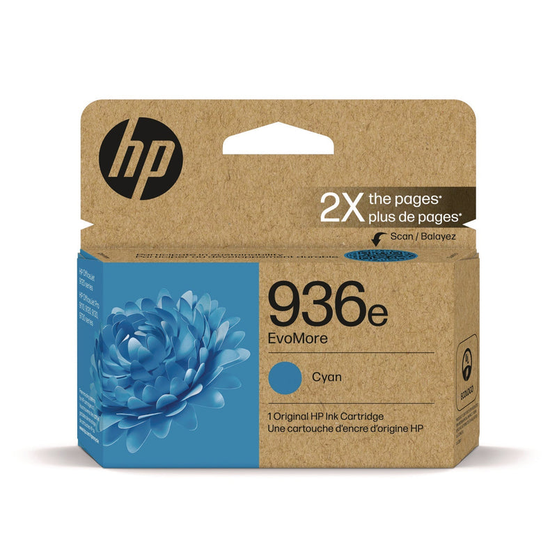 HP HP 936E, (4S6V3LN) Cyan Original Ink Cartridges (HEW4S6V3LN) Each