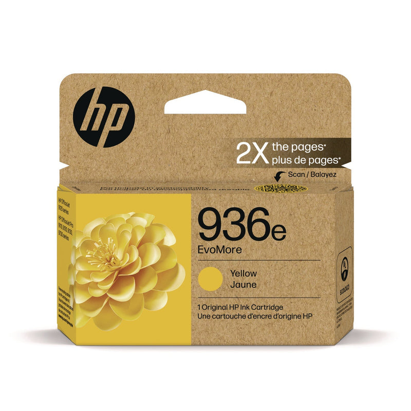 HP HP 936E, (4S6V5LN) Yellow Original Ink Cartridges (HEW4S6V5LN) Each