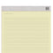 TRU RED™ Notepads, Narrow Rule, 50 Canary Yellow 8.5 x 11.75 Sheets, 6/Pack (TUDTR59921) Pack of 6