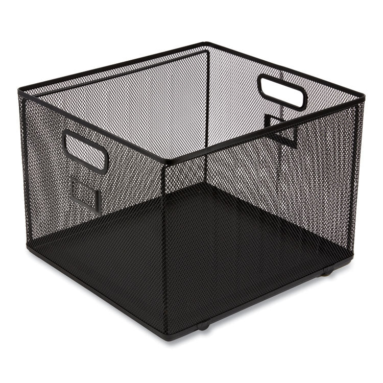 TRU RED™ Wire Mesh File Organizer, Letter Size, 13.98" Long, Black (TUD24402487)