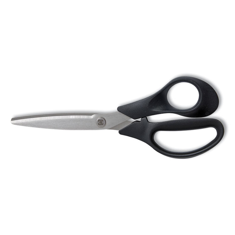 TRU RED™ Stainless Steel Scissors, 8" Long, 3.58" Cut Length, Assorted Straight Handles, 2/Pack (TUD24380494) Pack of 2