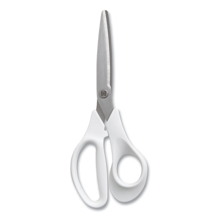 TRU RED™ Stainless Steel Scissors, 8" Long, 3.58" Cut Length, Assorted Straight Handles, 2/Pack (TUD24380494) Pack of 2