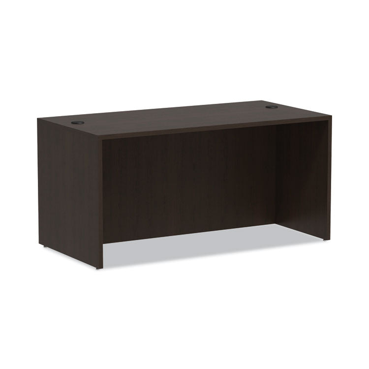 Alera® Alera Valencia Series Straight Front Desk Shell, 59.13" x 29.5" x 29.63", Espresso (ALEVA216030ES) Each