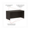 Alera® Alera Valencia Series Straight Front Desk Shell, 59.13" x 29.5" x 29.63", Espresso (ALEVA216030ES) Each