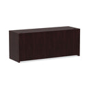 Alera® Alera Valencia Series Credenza Shell, 70.88w x 23.63d x 29.5h, Mahogany (ALEVA257224MY) Each